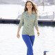 Hosen - Jerseyhose mit ausgestellter Fußweite – Farbe ROYALBLAU – Ansicht 4 Hosen - Jerseyhose mit ausgestellter Fußweite, in Größe 018 bis 092, in Farbe SCHWARZ – Farbe ROYALBLAU – Ansicht 4