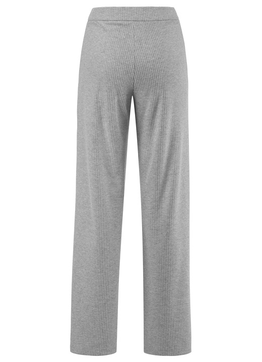 Hosen - Hose in Palazzo-Form, in Größe 018 bis 054, in Farbe BEIGE MELIERT Ansicht 6