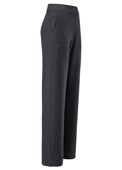 Hosen - Hose in Palazzo-Form, in Größe 018 bis 054, in Farbe BEIGE MELIERT Ansicht 9