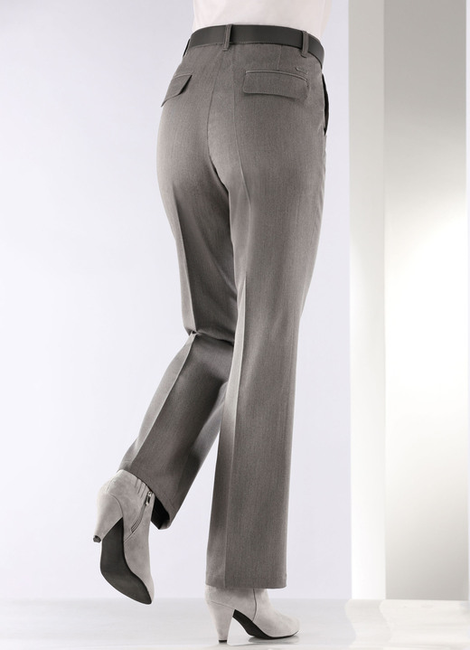 Hosen - Hose mit rückwärtigen Dehnbundeinsätzen Ansicht 8 Hosen - Hose mit rückwärtigen Dehnbundeinsätzen, in Größe 019 bis 054, in Farbe MARINE Ansicht 8