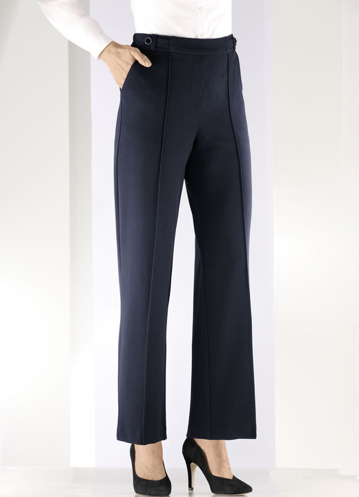 Hosen - Hose in modischer Weite, in Größe 019 bis 054, in Farbe MARINE Ansicht 3