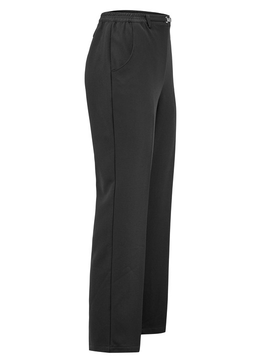 Hosen - Hose mit schmückendem Zierteil , in Größe 019 bis 054, in Farbe SCHWARZ Ansicht 1