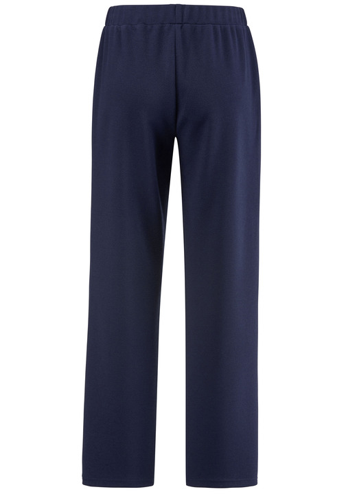 Hosen - Hose mit dekorativen Zierknöpfen Ansicht 2 Hosen - Hose mit dekorativen Zierknöpfen, in Größe 019 bis 054, in Farbe MARINE Ansicht 2