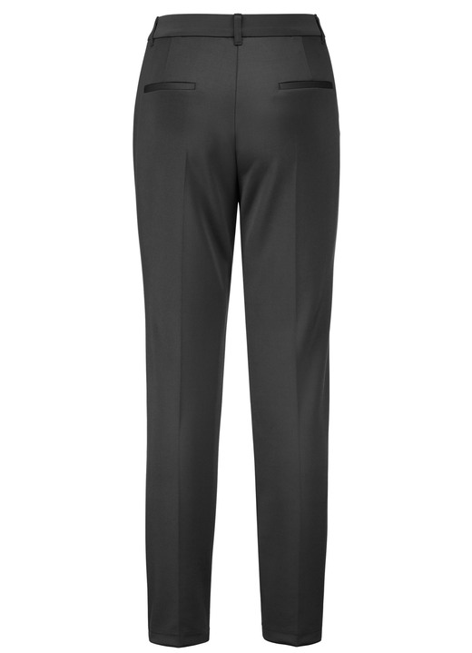 Hosen - Edle schimmernde Hose Ansicht 2 Hosen - Edle schimmernde Hose, in Größe 018 bis 052, in Farbe SCHWARZ Ansicht 2