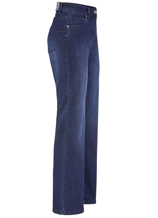 Hosen - Jeans mit modischer Beinweite , in Größe 018 bis 052, in Farbe DUNKELBLAU Ansicht 1
