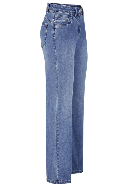 Hosen - Jeans in 5-Pocket-Form, in Größe 017 bis 050, in Farbe JEANSBLAU Ansicht 1