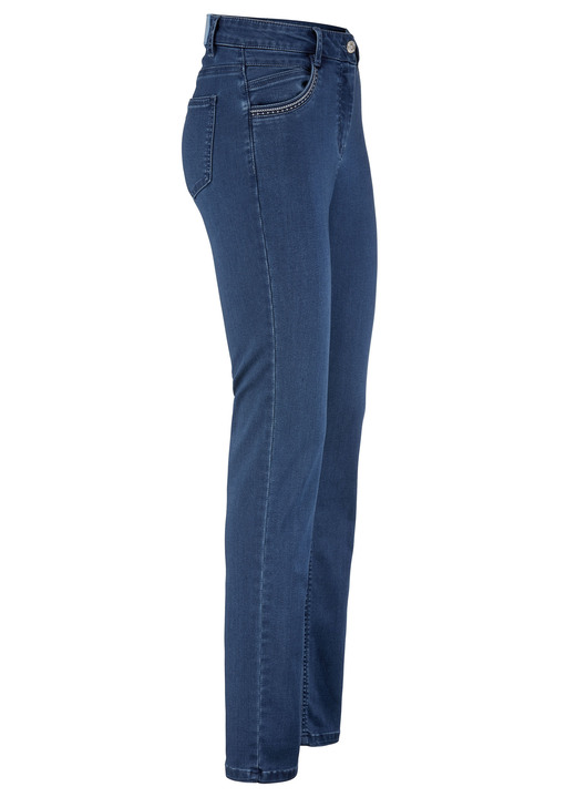 Hosen - Jeans in 5-Pocket-Form, in Größe 018 bis 052, in Farbe JEANSBLAU Ansicht 1