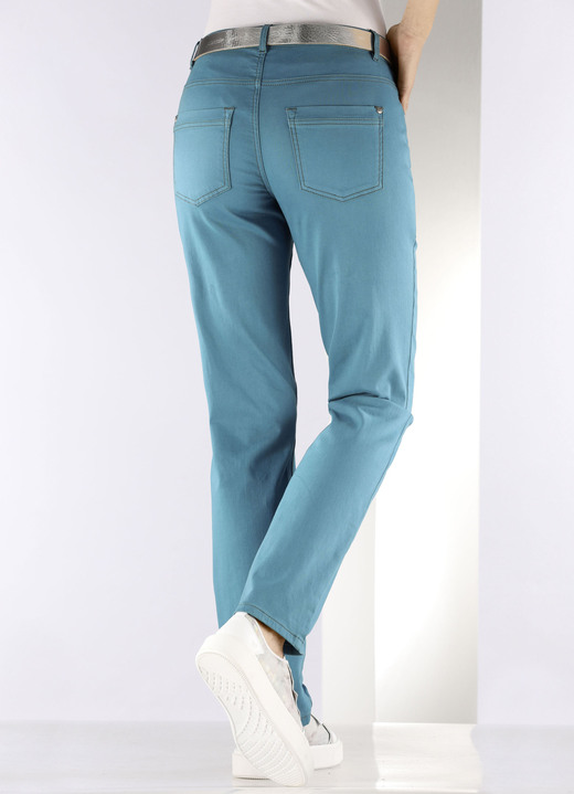 Hosen - Softe Hose in 5-Pocket-Form Ansicht 8 Hosen - Softe Hose in 5-Pocket-Form, in Größe 017 bis 050, in Farbe HELLGRAU Ansicht 8