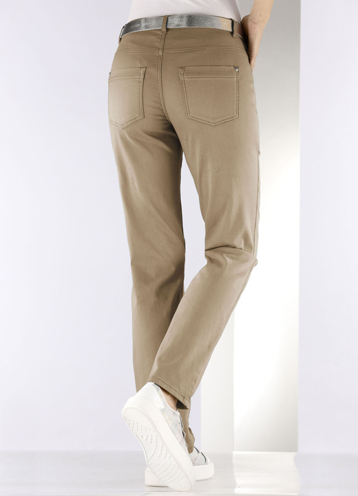 Hosen - Softe Hose in 5-Pocket-Form Ansicht 17 Hosen - Softe Hose in 5-Pocket-Form, in Größe 017 bis 050, in Farbe BORDEAUX Ansicht 17