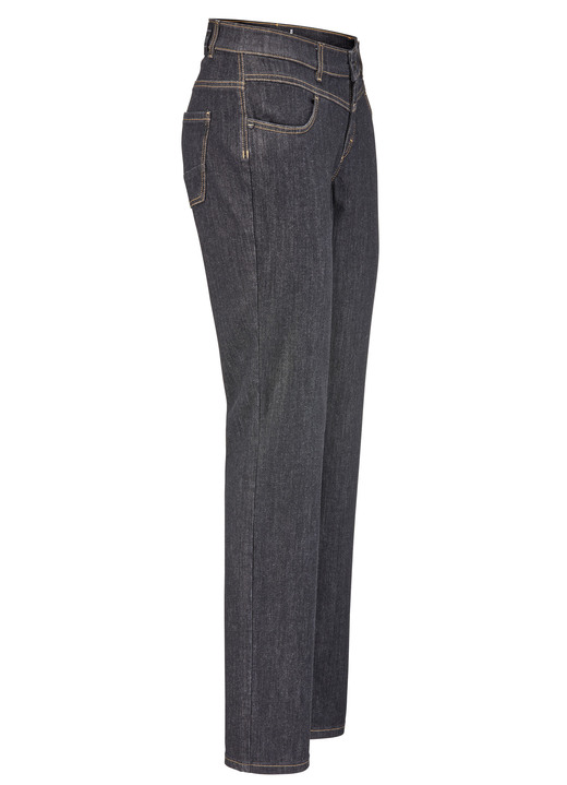 Hosen - Magic-Jeans mit figurformendem Jeanssattel, in Größe 017 bis 052, in Farbe SCHWARZ Ansicht 1