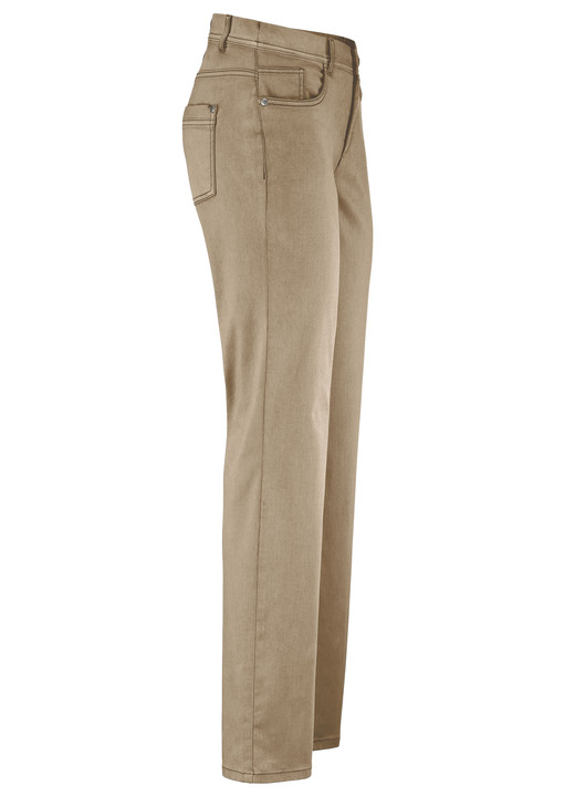 Hosen - Softe Hose in 5-Pocket-Form Ansicht 14 Hosen - Softe Hose in 5-Pocket-Form, in Größe 017 bis 050, in Farbe BORDEAUX Ansicht 14