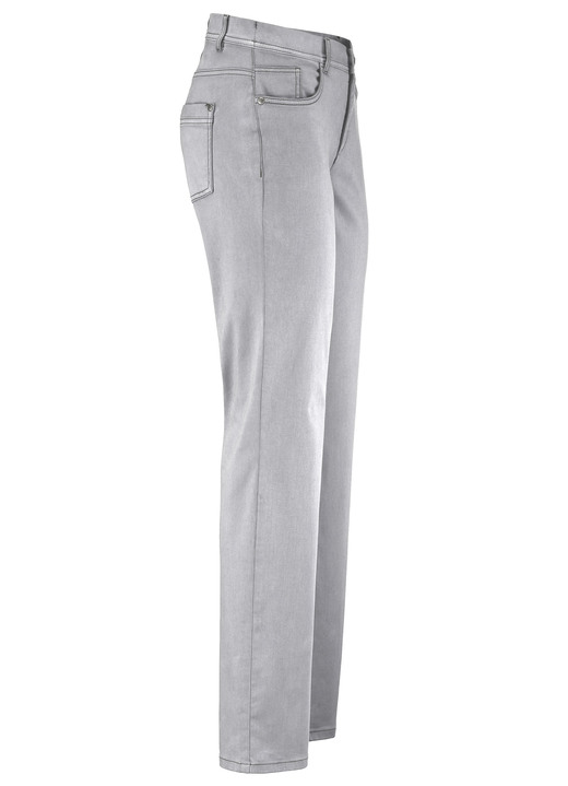 Hosen - Softe Hose in 5-Pocket-Form Ansicht 10 Hosen - Softe Hose in 5-Pocket-Form, in Größe 017 bis 050, in Farbe BORDEAUX Ansicht 10