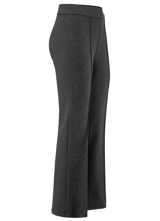 Hosen - Knöchellange Hose in Schlupfform, in Größe 018 bis 052, in Farbe ANTHRAZIT MELIERT Ansicht 1