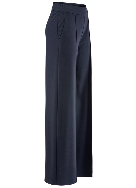 Hosen - Hose mit streckenden Biesen, in Größe 019 bis 054, in Farbe MARINE Ansicht 1