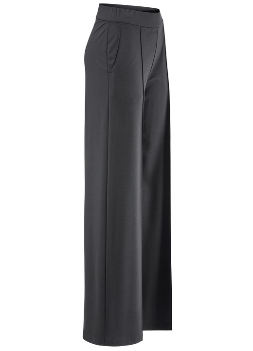 Hosen - Hose mit streckenden Biesen, in Größe 019 bis 054, in Farbe ANTHRAZIT MELIERT Ansicht 1