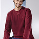 Hemden, Pullover & Shirts - Sweatshirt in 3 Farben – Farbe BORDEAUX – Ansicht 1 Hemden, Pullover & Shirts - Sweatshirt in 3 Farben, in Größe 3XL (64/66) bis XXL (60/62), in Farbe BORDEAUX – Farbe BORDEAUX – Ansicht 1