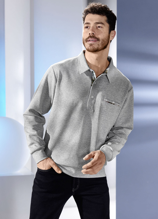 Hemden, Pullover & Shirts - Poloshirt in 3 Farben Ansicht 4 Hemden, Pullover & Shirts - Poloshirt in 3 Farben, in Größe 046 bis 062, in Farbe ROST Ansicht 4