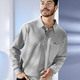 Hemden, Pullover & Shirts - Poloshirt in 3 Farben – Farbe SILBERGRAU MELIERT Hemden, Pullover & Shirts - Poloshirt in 3 Farben, in Größe 046 bis 062, in Farbe ROST