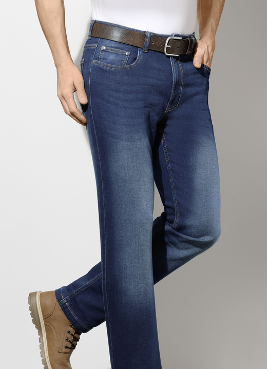 Hosen - Superstretch-Jeans in 2 Farben, in Größe 024 bis 062, in Farbe DUNKELJEANS Ansicht 1