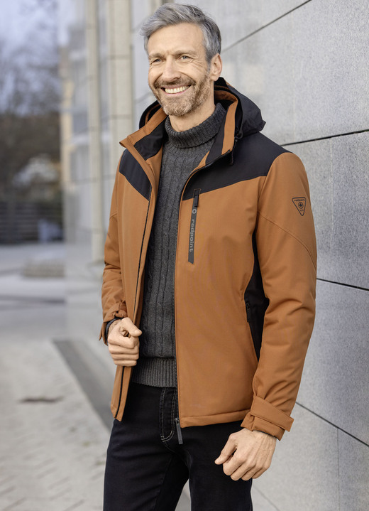 Sakkos & Jacken - Funktionsjacke von „Redpoint“ Sakkos & Jacken - Funktionsjacke von „Redpoint“, in Größe 3XL (58) bis XXL (56), in Farbe ROSTBRAUN-SCHWARZ