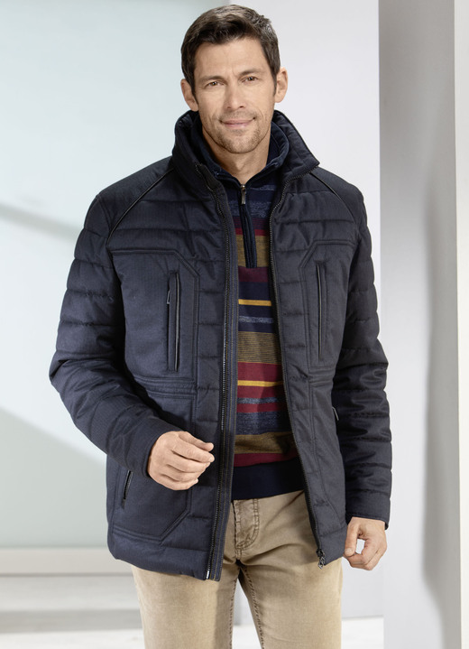 Mode - Steppkurzjacke von „Gate One“ Mode - Steppkurzjacke von „Gate One“, in Größe 024 bis 062, in Farbe MARINE