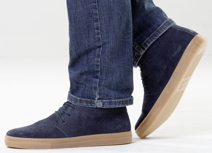 Stiefeletten - GINO GALANTE, gefütterte Herren-Boots, Winterschuhe, mit Wolle, in Größe 040 bis 046, in Farbe GRAU Ansicht 7