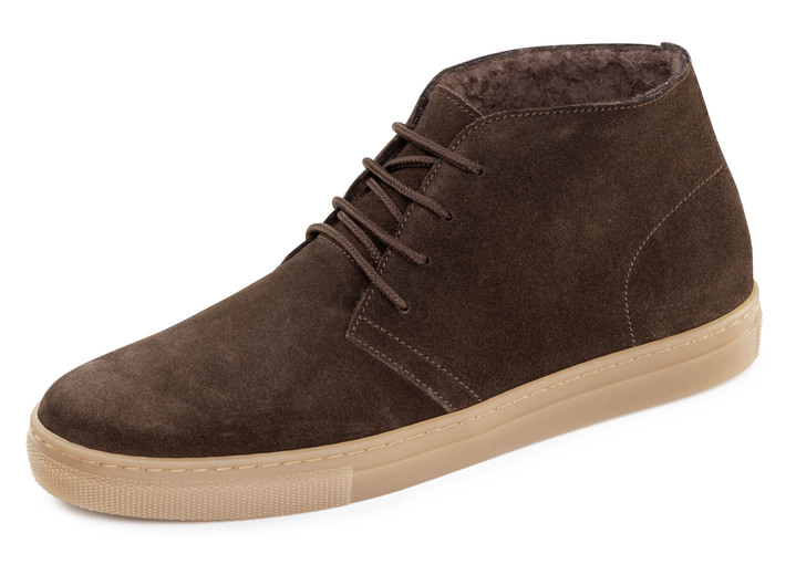 Stiefeletten - GINO GALANTE, gefütterte Herren-Boots, Winterschuhe, mit Wolle, in Größe 040 bis 046, in Farbe GRAU Ansicht 8