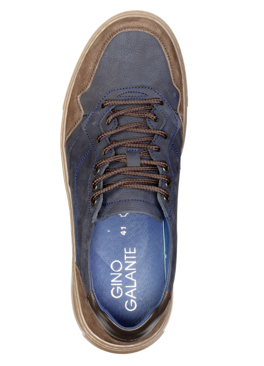 Slipper & Schnürschuhe - GINO GALANTE, klassische Herren-Schnürschuhe, mit herausnehmbarem Fußbett, in Größe 040 bis 046, in Farbe MARINE Ansicht 2