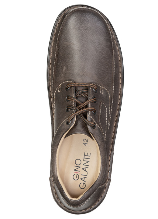 Mode - GINO GALANTE, klassische Herren-Schnürschuhe, mit herausnehmbarem Fußbett, in Größe 040 bis 046, in Farbe SCHWARZ Ansicht 5