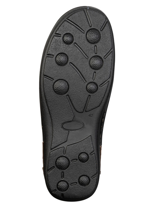 Mode - GINO GALANTE, klassische Herren-Schnürschuhe, mit herausnehmbarem Fußbett, in Größe 040 bis 046, in Farbe SCHWARZ Ansicht 6