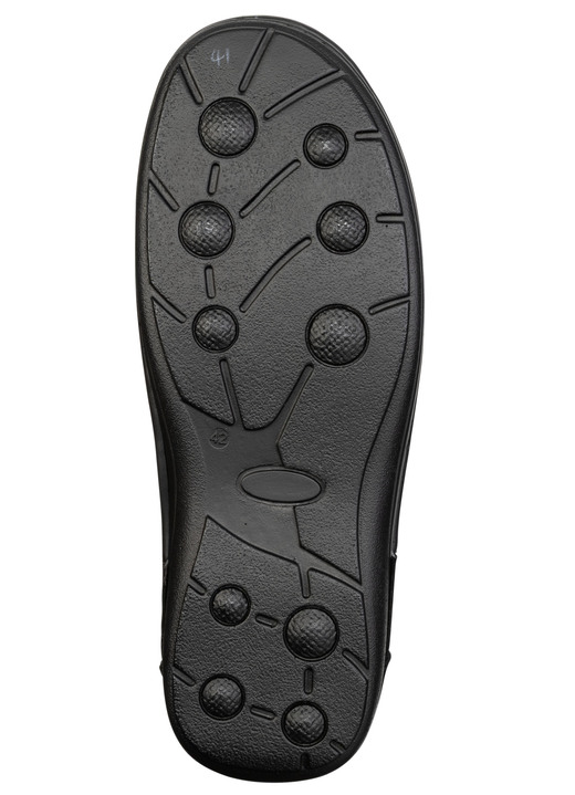 Mode - GINO GALANTE, klassische Herren-Schnürschuhe, mit herausnehmbarem Fußbett, in Größe 040 bis 046, in Farbe SCHWARZ Ansicht 3