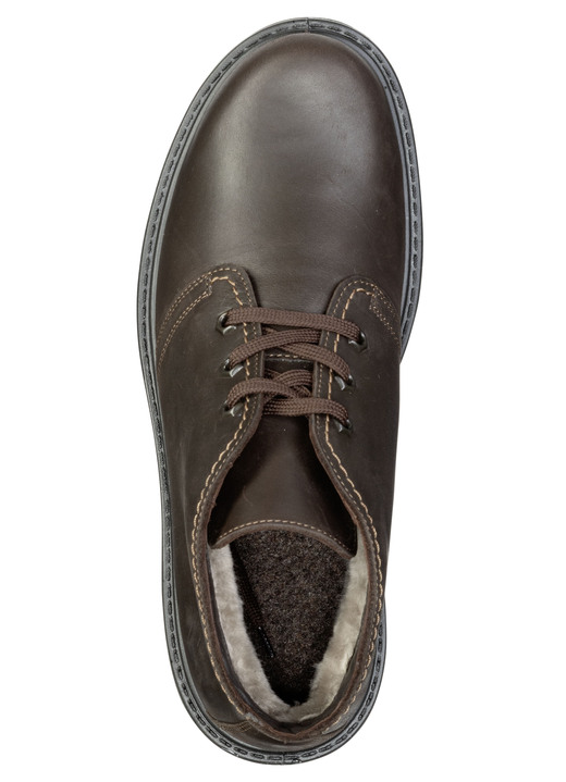 Stiefeletten - GINO GALANTE, gefütterte Herren-Boots, Winterschuhe, Weite H, mit Lammfell, in Größe 040 bis 047, in Farbe MOKKA Ansicht 2