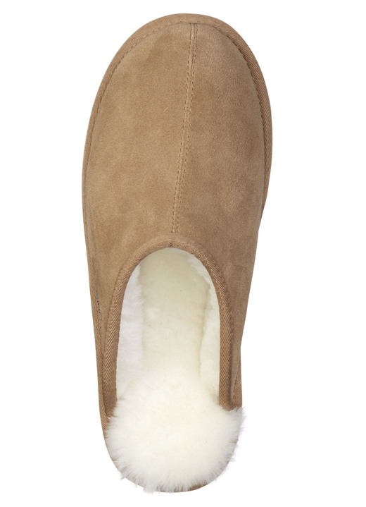 Hausschuhe - GINO GALANTE, trendige Herren-Hausschuhe, mit Lammfell, in Größe 041 bis 047, in Farbe GRAU Ansicht 5