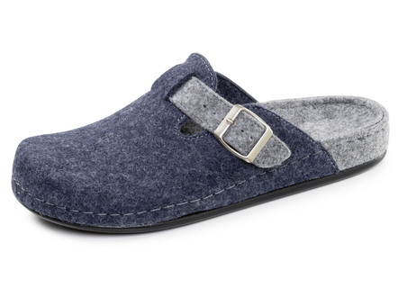 Klassische Herren-Hausschuhe, aus Wollfilz
