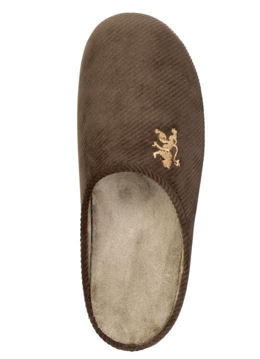 Mode - Elegante Herren-Hausschuhe, mit herausnehmbarem Fußbett, in Größe 040 bis 046, in Farbe MARINE Ansicht 5