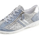 Slipper & Schnürschuhe - Remonte, bequeme Damen-Sneaker, Weite G, mit herausnehmbarem Fußbett, in Größe 036 bis 043, in Farbe HELLGRAU-WEISS – Farbe HELLBLAU-SILBER – Ansicht 1