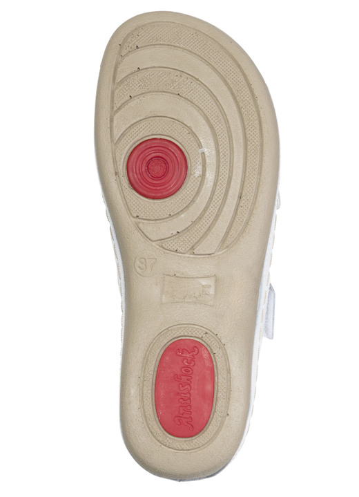 Komfortschuhe - ELENA EDEN Pantolette aus Nappaleder, in Größe 036 bis 042, in Farbe WEISS Ansicht 3