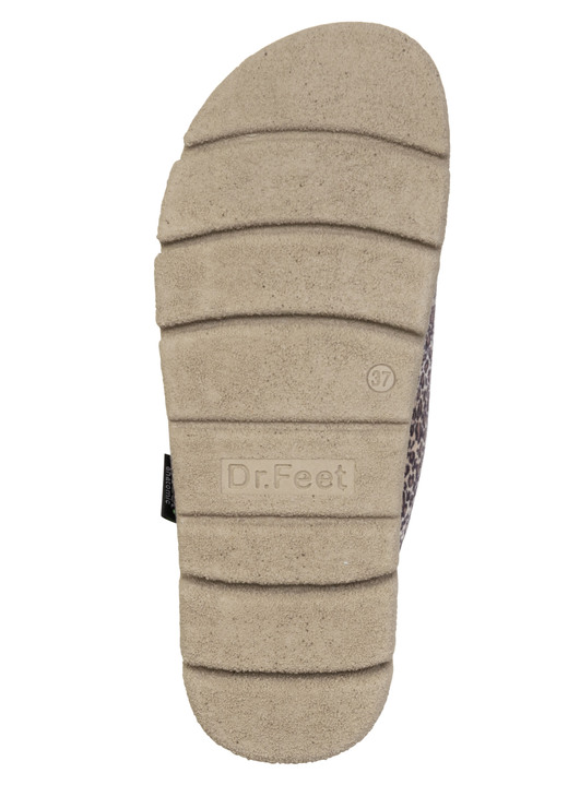 Hausschuhe - Laurina, modische Damen-Hausschuhe, mit Plüsch, in Größe 036 bis 042, in Farbe BRAUN Ansicht 3