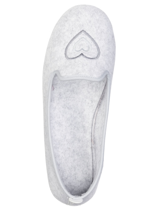 Hausschuhe - Laurina, klassische Damen-Hausschuhe, mit herausnehmbarem Fußbett, in Größe 036 bis 042, in Farbe BORDEAUX Ansicht 5