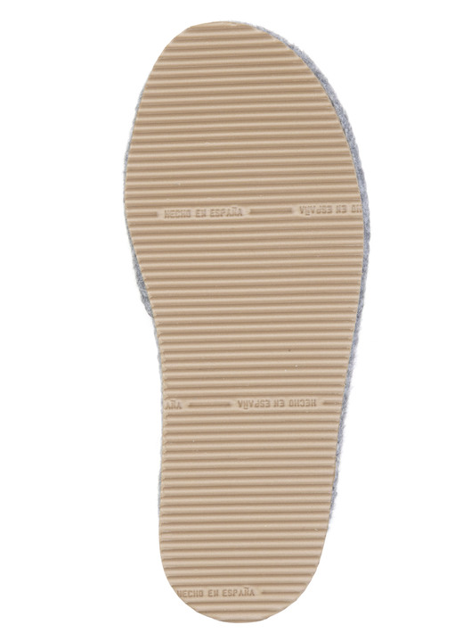 Hausschuhe - Laurina, leichte Damen-Hausschuhe, mit bunter Blüten-Stickerei, in Größe 036 bis 042, in Farbe GRAU Ansicht 3