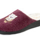 Hausschuhe - Gefütterte Damen-Hausschuhe, mit Schurwolle, in Größe 036 bis 042, in Farbe BORDEAUX – Farbe BORDEAUX – Ansicht 1