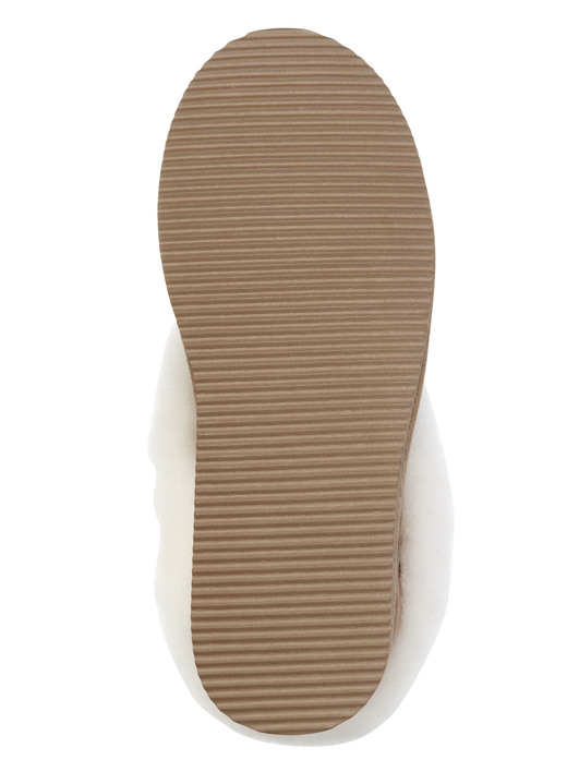 Hausschuhe - ELENA EDEN, warme Damen-Hausschuhe, Weite G, mit Lammfell, in Größe 036 bis 042, in Farbe TABAKBRAUN Ansicht 3