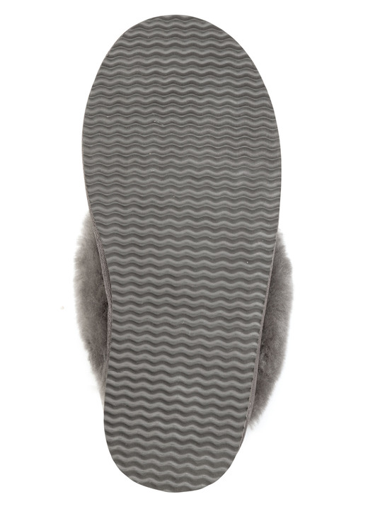 Hausschuhe - ELENA EDEN, warme Damen-Hausschuhe, mit Lammfell, in Größe 036 bis 042, in Farbe CAMEL Ansicht 6