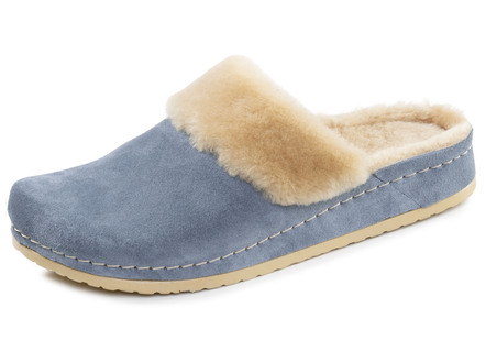 Mubb, warme Damen-Hausschuhe, Weite H, mit Lammfell