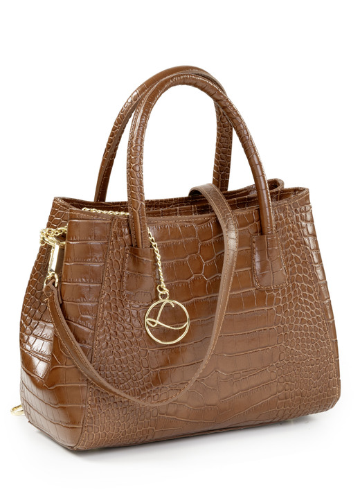 Taschen - Laurina, Tasche, Damen, mit abnehmbarem, verstellbarem Umhängeriemen, in Farbe COGNAC Ansicht 1