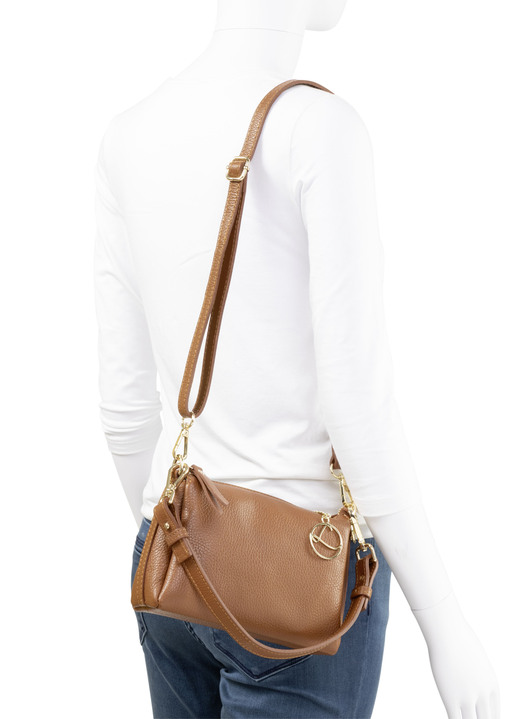 Taschen - Laurina, Mini-Tasche, Damen, mit abnehmbarem, verstellbarem Umhängeriemen, in Farbe SCHWARZ Ansicht 6