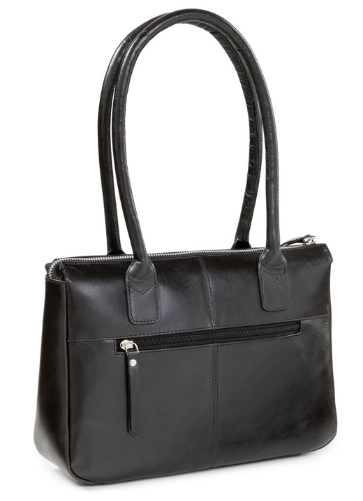 Taschen - Laurina, Tasche, Damen, aus Leder, in Farbe SCHWARZ Ansicht 2