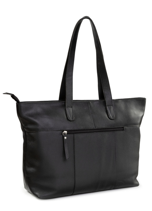 Taschen - Laurina, Tasche, Damen, aus Leder, in Farbe SCHWARZ Ansicht 2