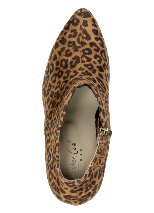 Stiefel & Stiefeletten - Andrea Conti, trendige Damen-Stiefeletten, mit Reißverschluss, in Größe 036 bis 042, in Farbe BRAUN-SCHWARZ Ansicht 2