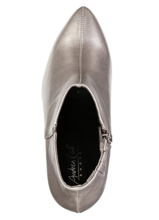Stiefel & Stiefeletten - Andrea Conti, trendige Damen-Stiefeletten, mit Reißverschluss, in Größe 036 bis 042, in Farbe ALTSILBER Ansicht 3